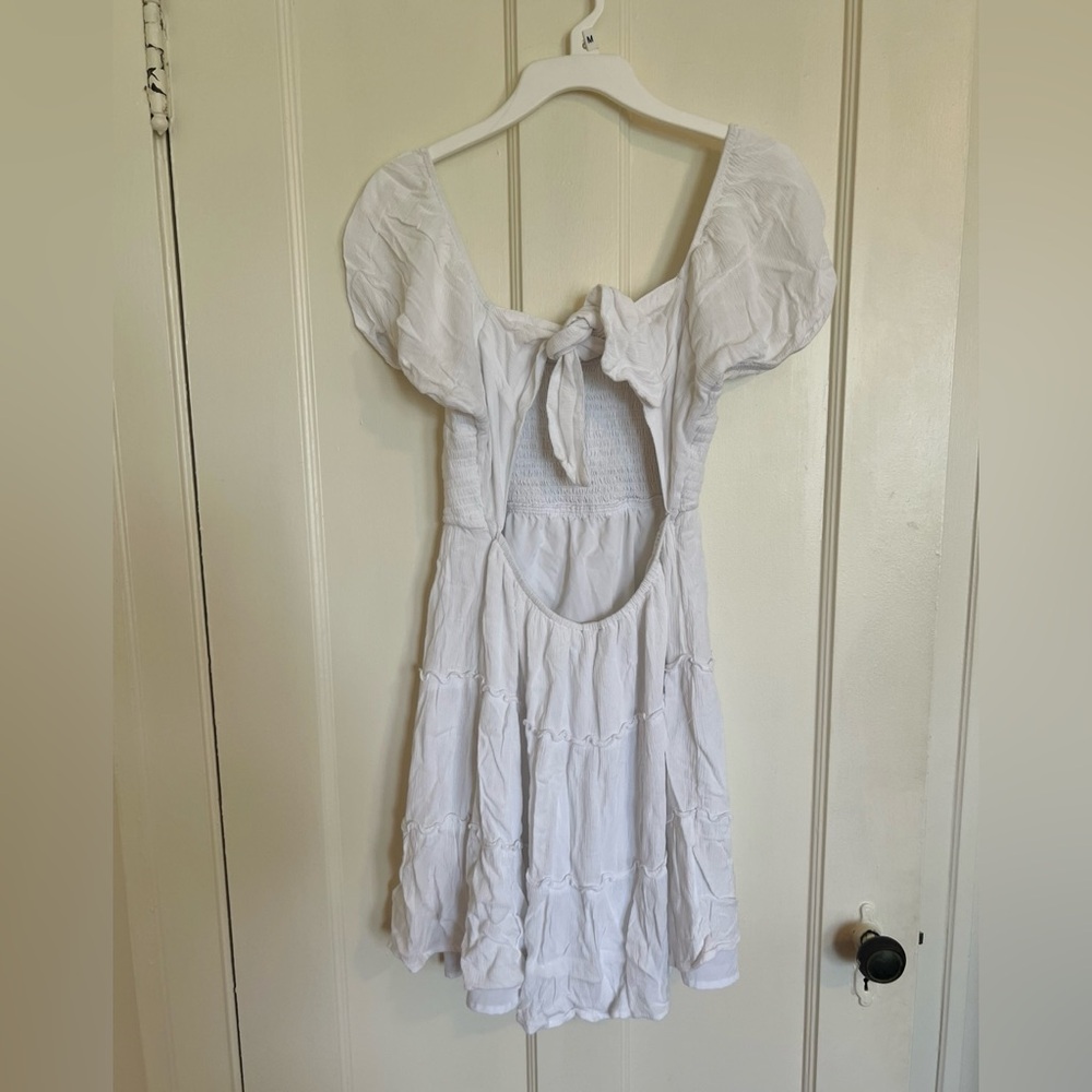 Hollister Open Back White Dress - Picture 2 of 3